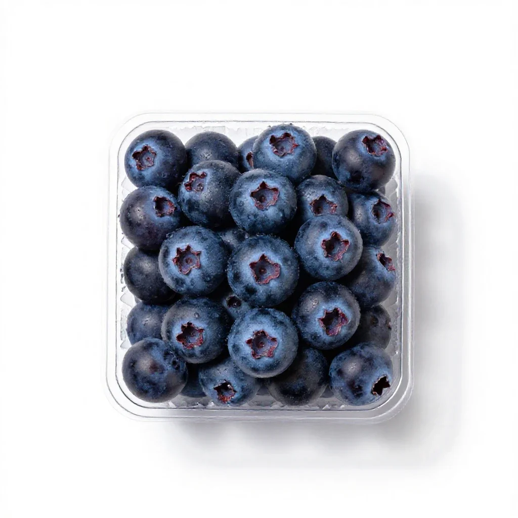 Box huckleberry isolated on a white background