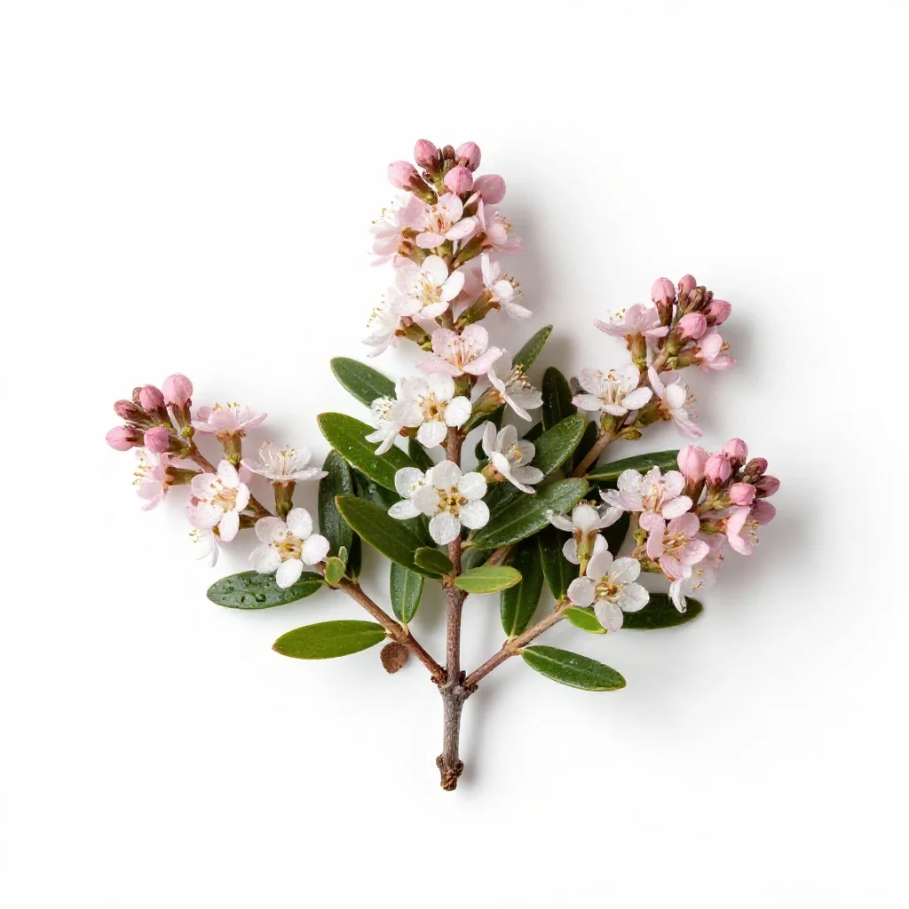 Bryanthus isolated on a white background