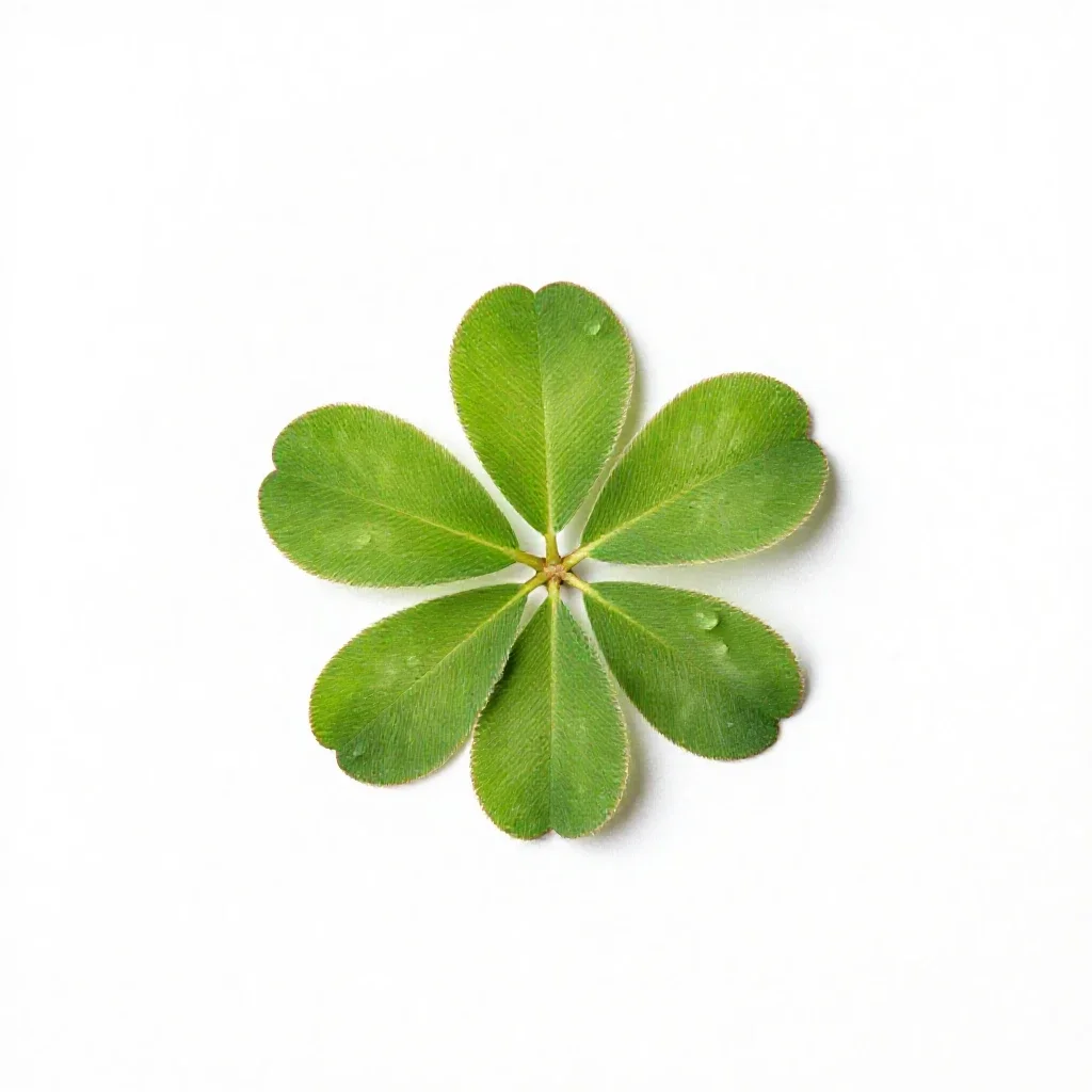 Bush clover isolated on a white background