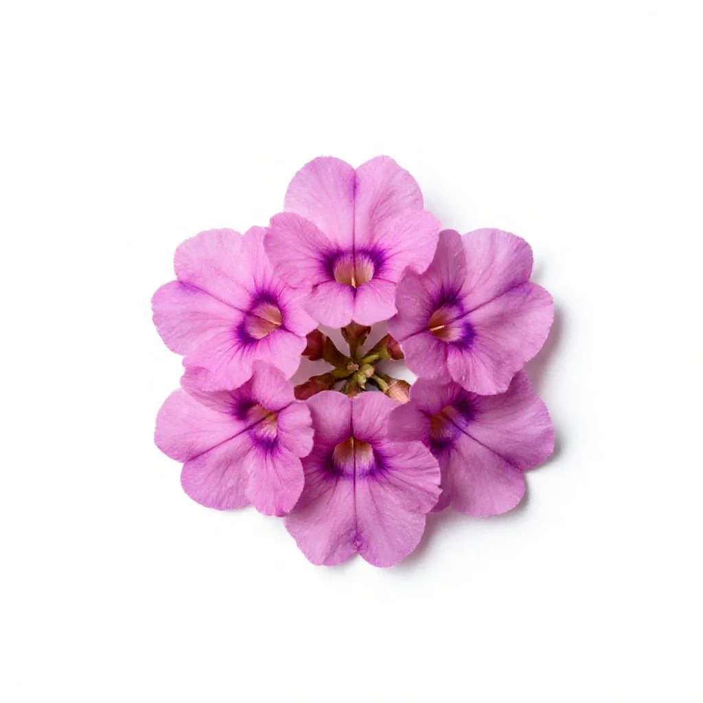 Butterfly flower isolated on a white background