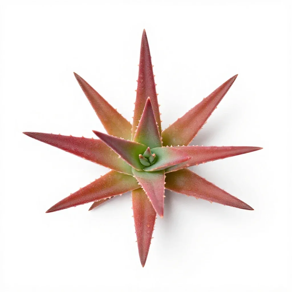 Cape aloe isolated on a white background