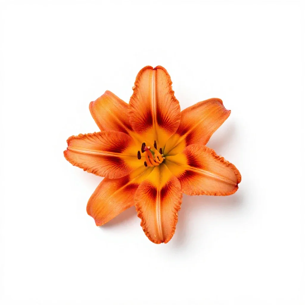 Coast lily isolated on a white background