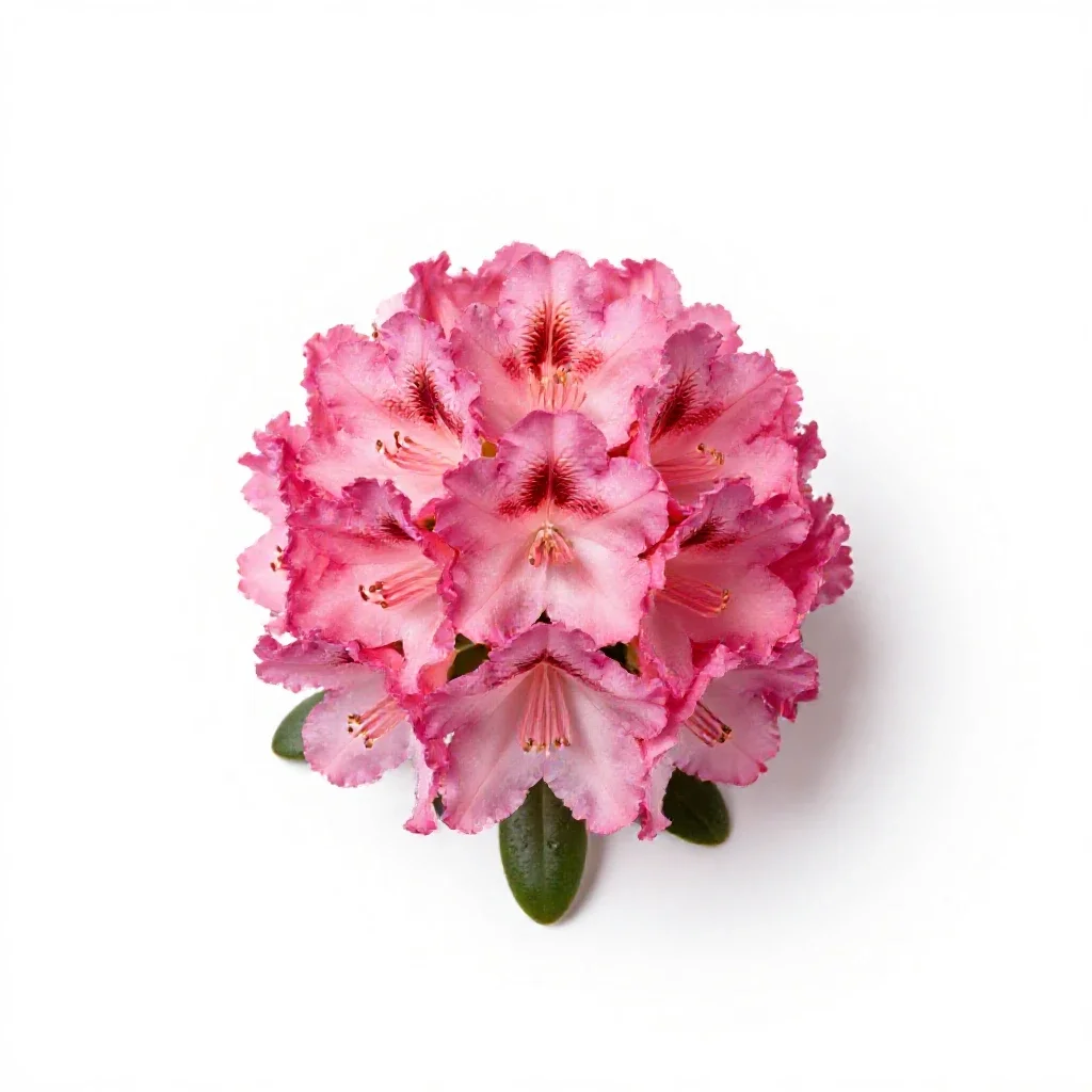 Coast rhododendron isolated on a white background