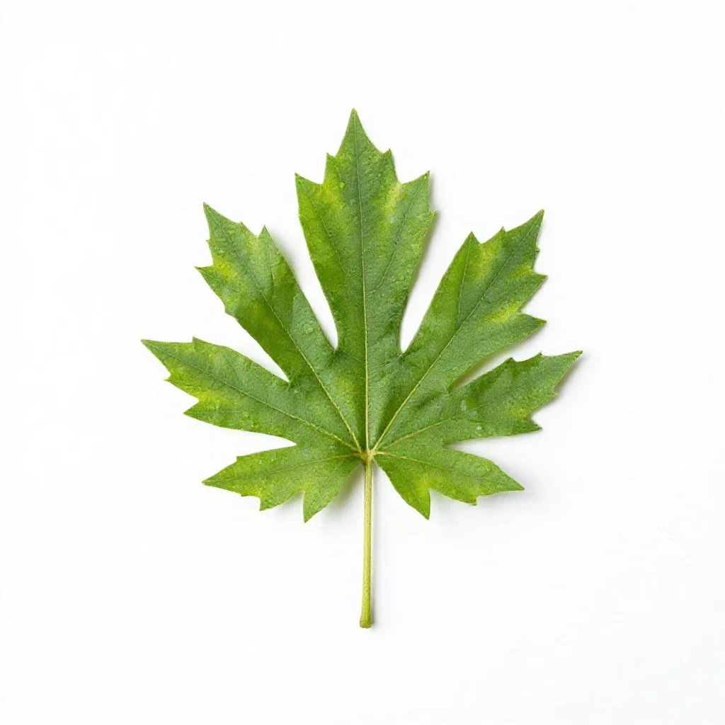 Combretum isolated on a white background