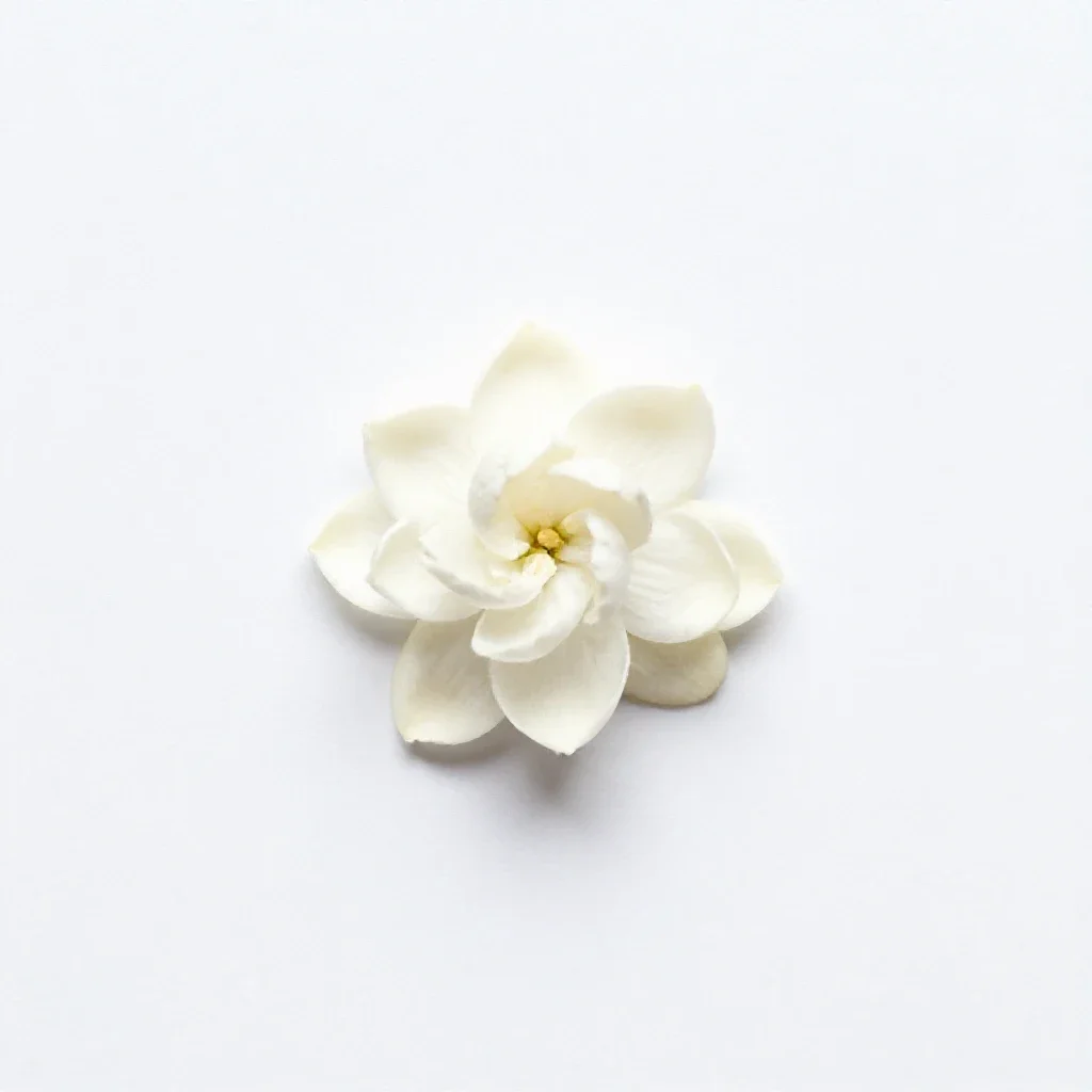 Common jasmine isolated on a white background