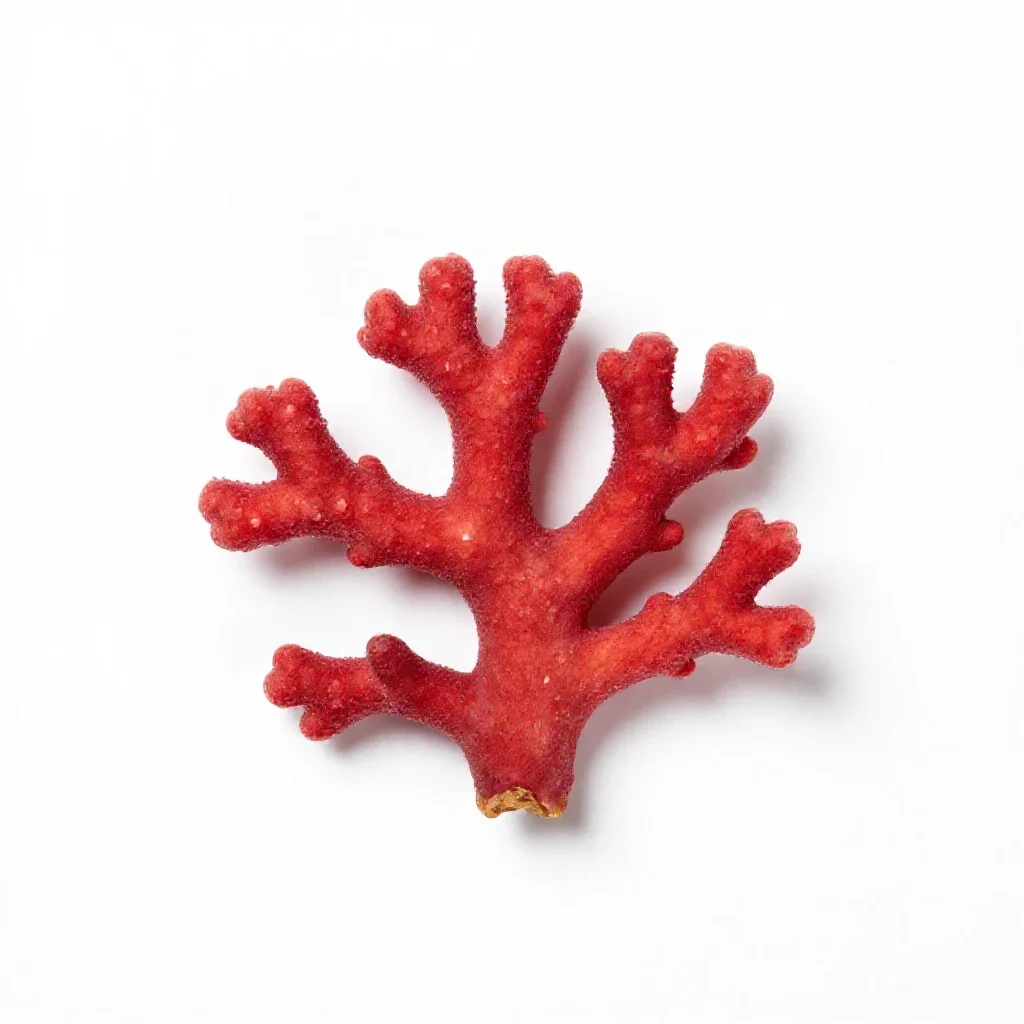 Coral pea isolated on a white background