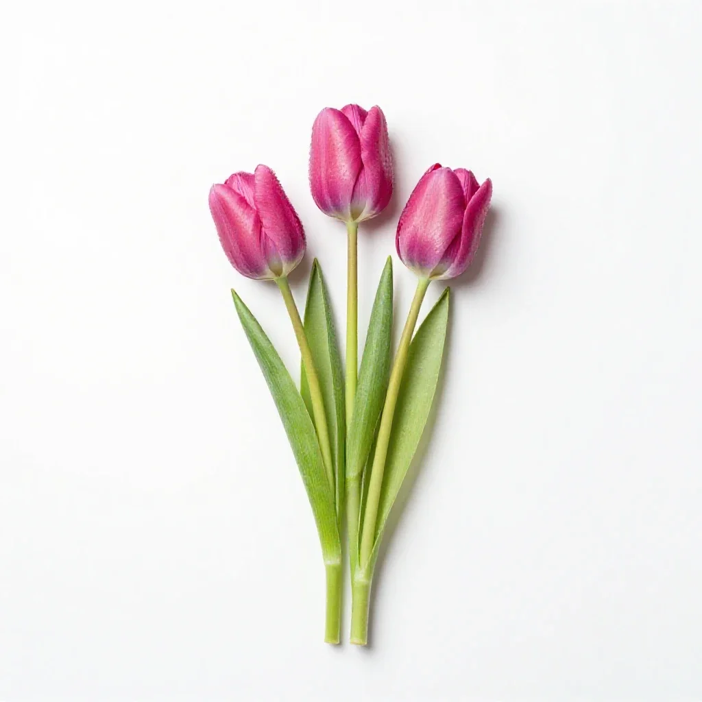 Cottage tulip isolated on a white background