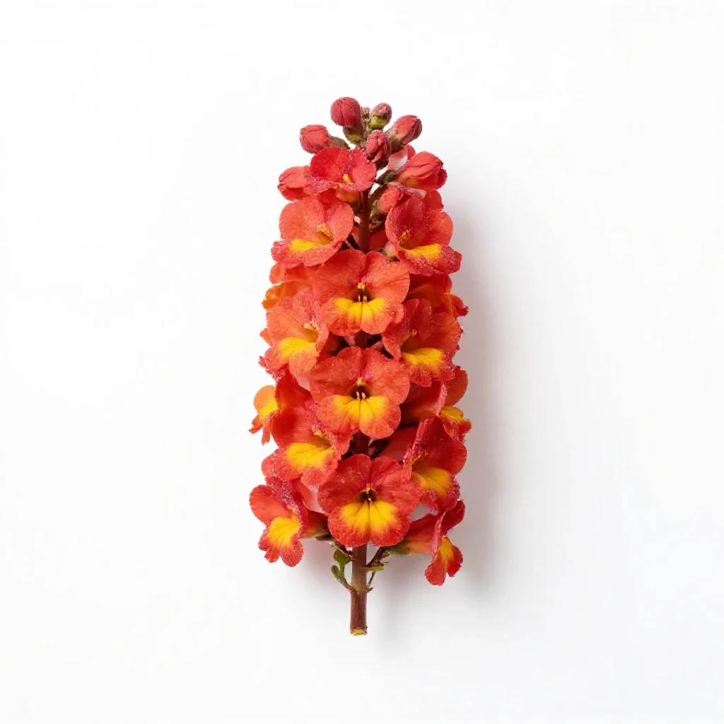 Cushion flower isolated on a white background