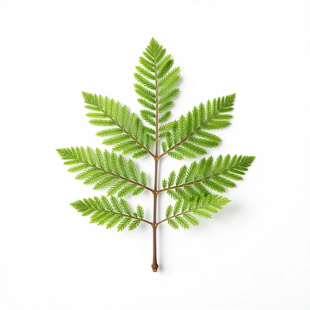Cypress sedge isolated on a white background