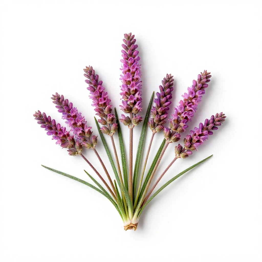 Deer grass isolated on a white background