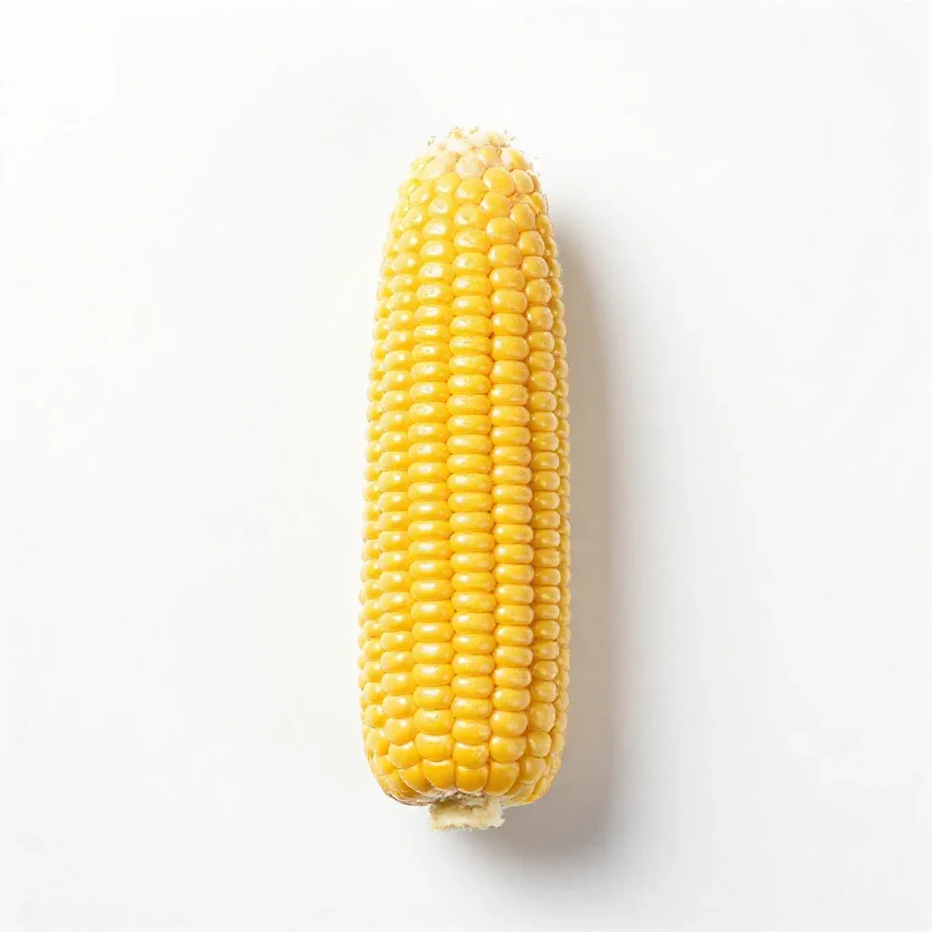 Dent corn isolated on a white background