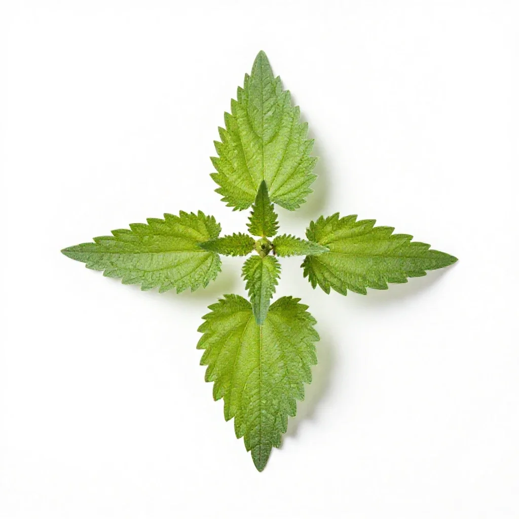 False nettle isolated on a white background