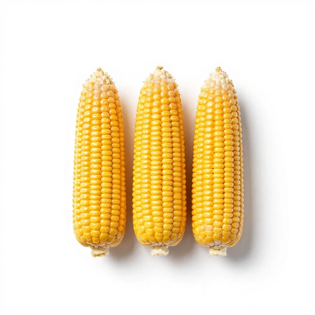 Field corn isolated on a white background