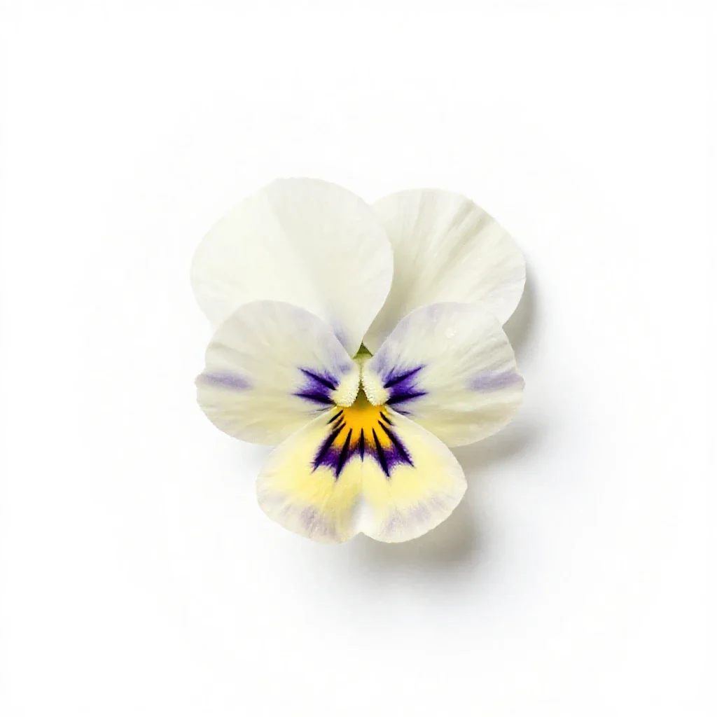 Field pansy isolated on a white background