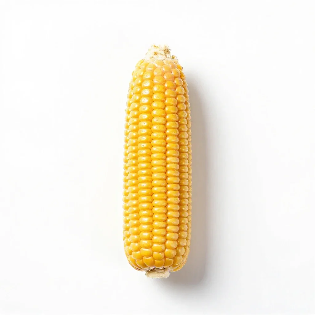 Flint corn isolated on a white background