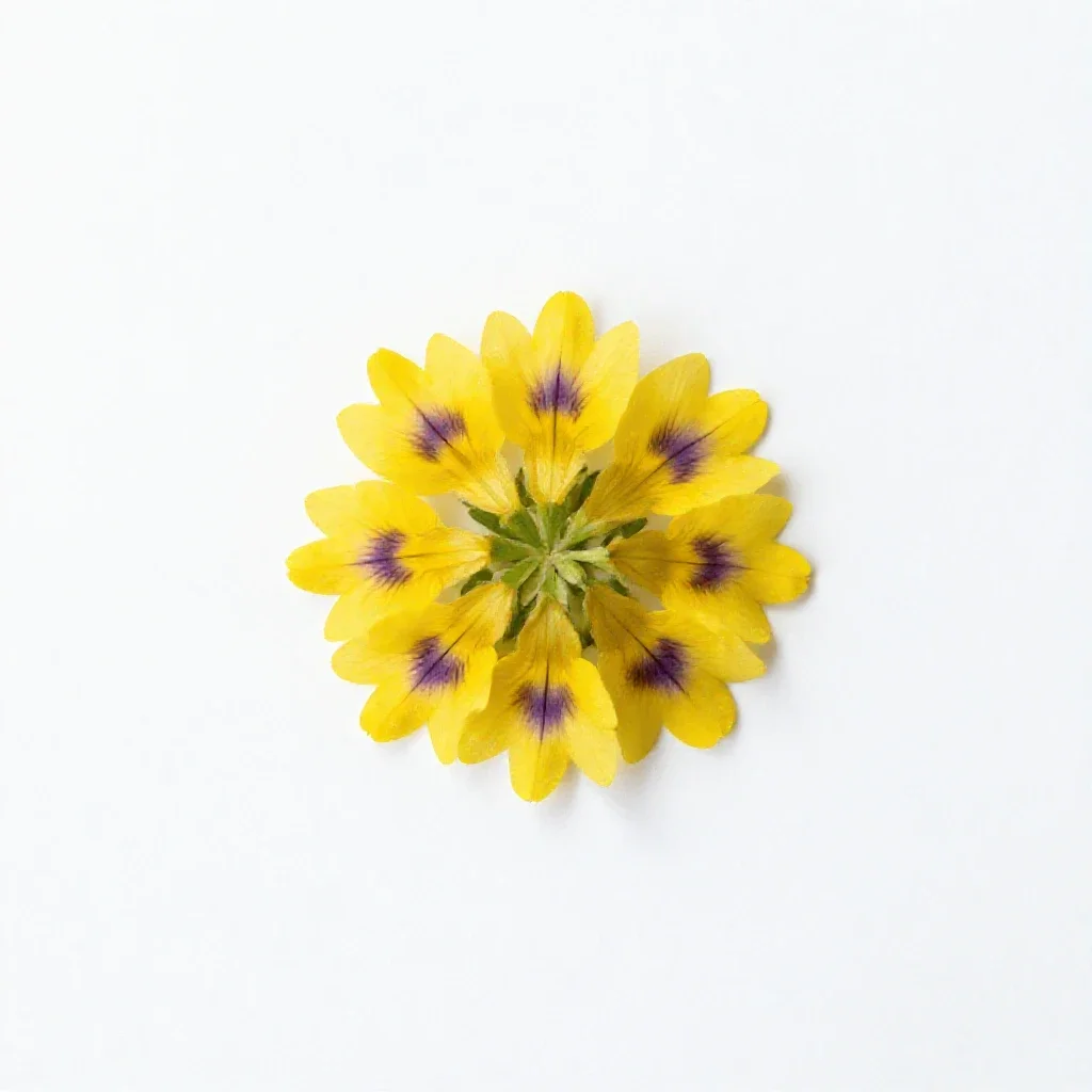Flower-of-an-hour isolated on a white background