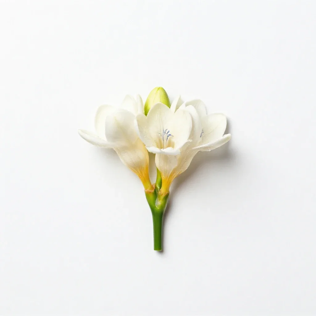Freesia isolated on a white background