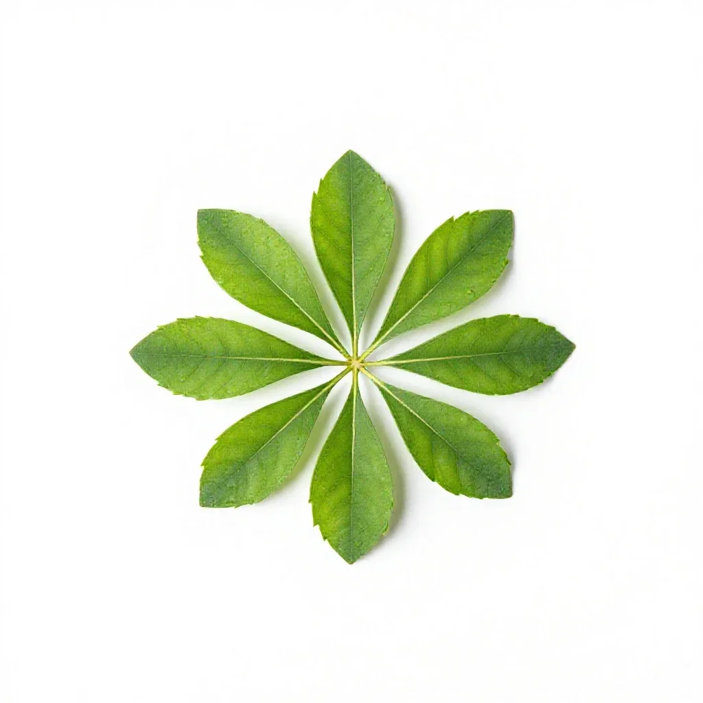 Friendship plant isolated on a white background