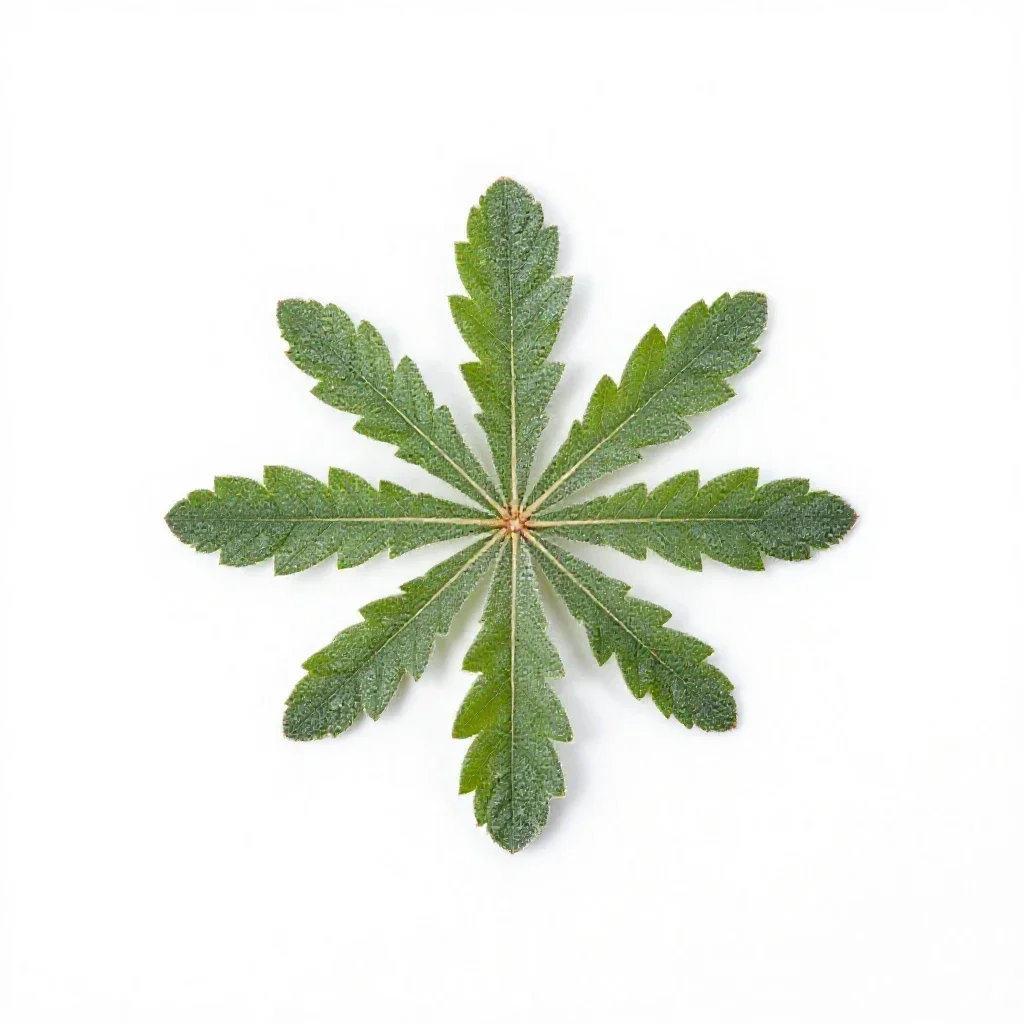 Frostweed isolated on a white background