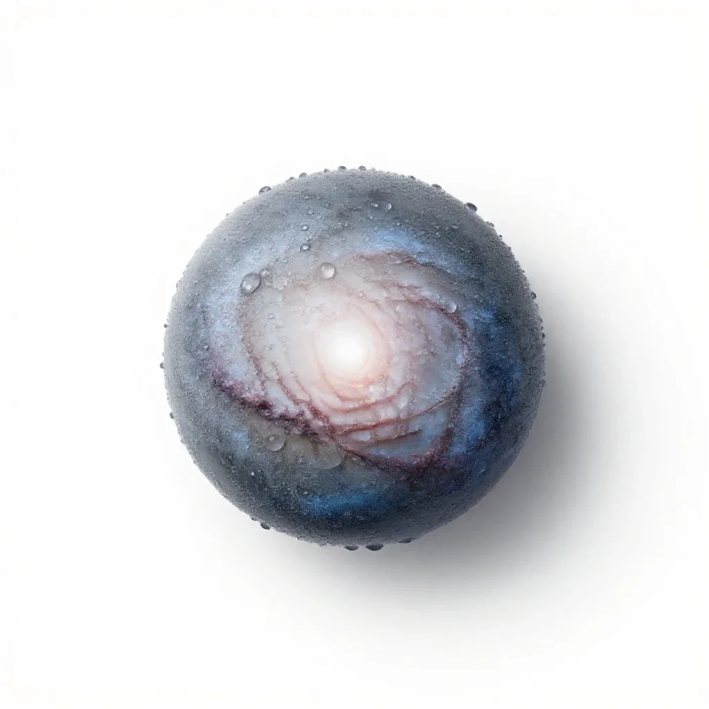 Galax isolated on a white background