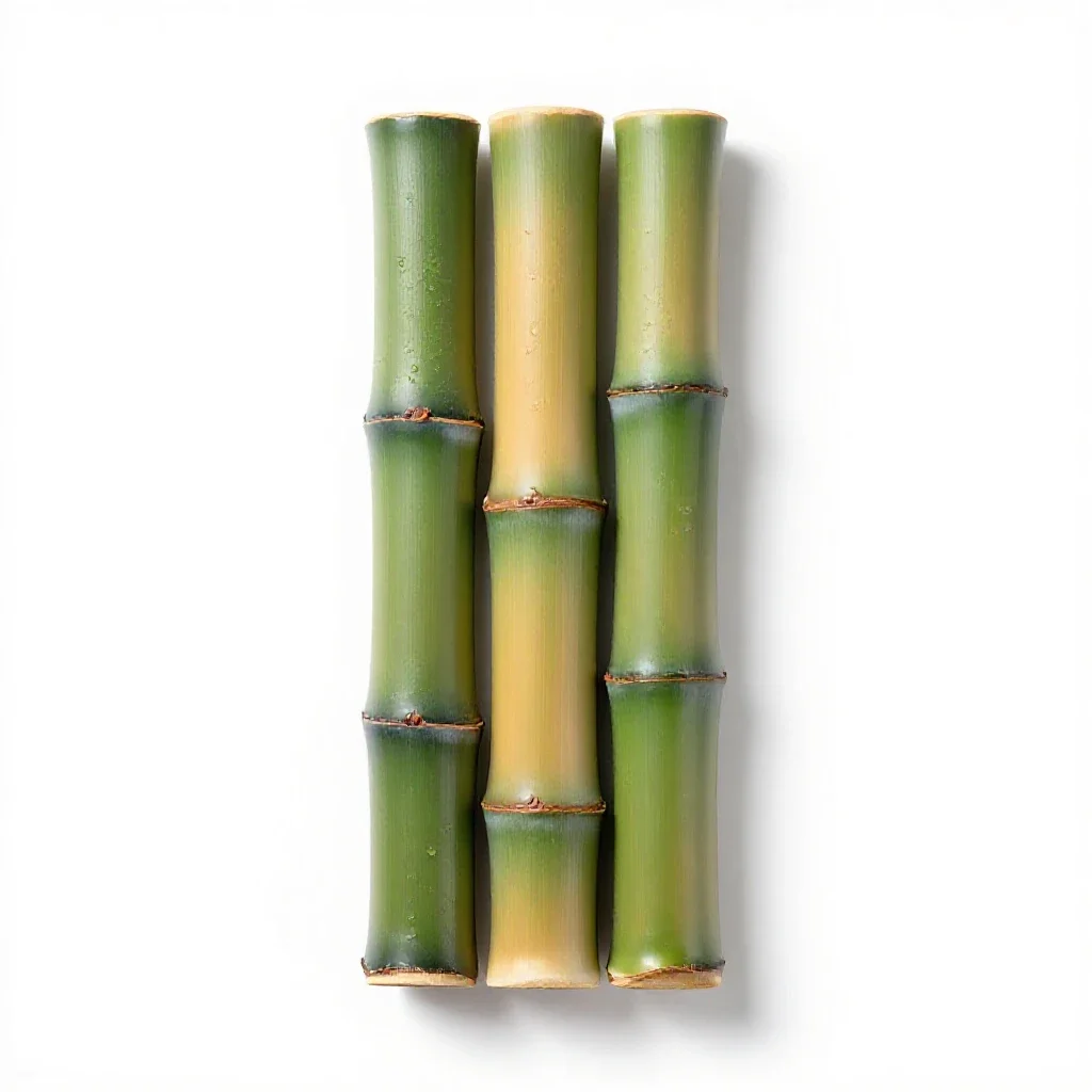 Giant bamboo isolated on a white background