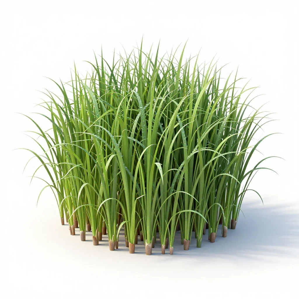 Giant cane isolated on a white background
