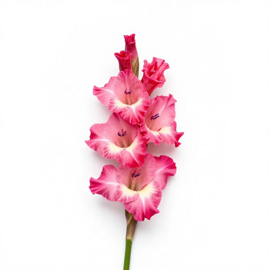 Gladiolus isolated on a white background