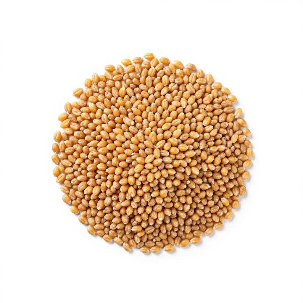 Grain sorghum isolated on a white background