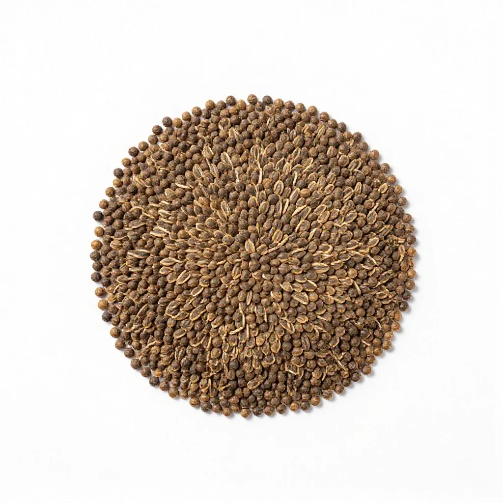 Grains of paradise isolated on a white background