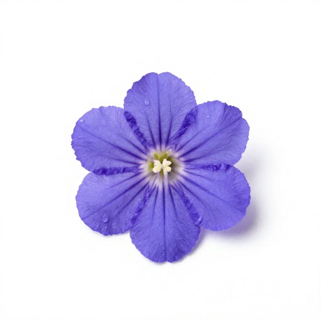 Great lobelia isolated on a white background