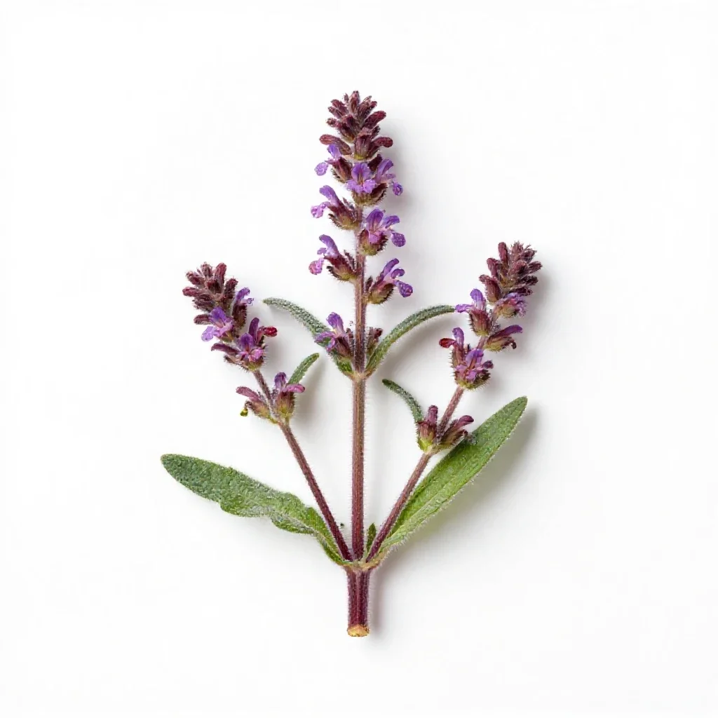 Hairy willowherb isolated on a white background