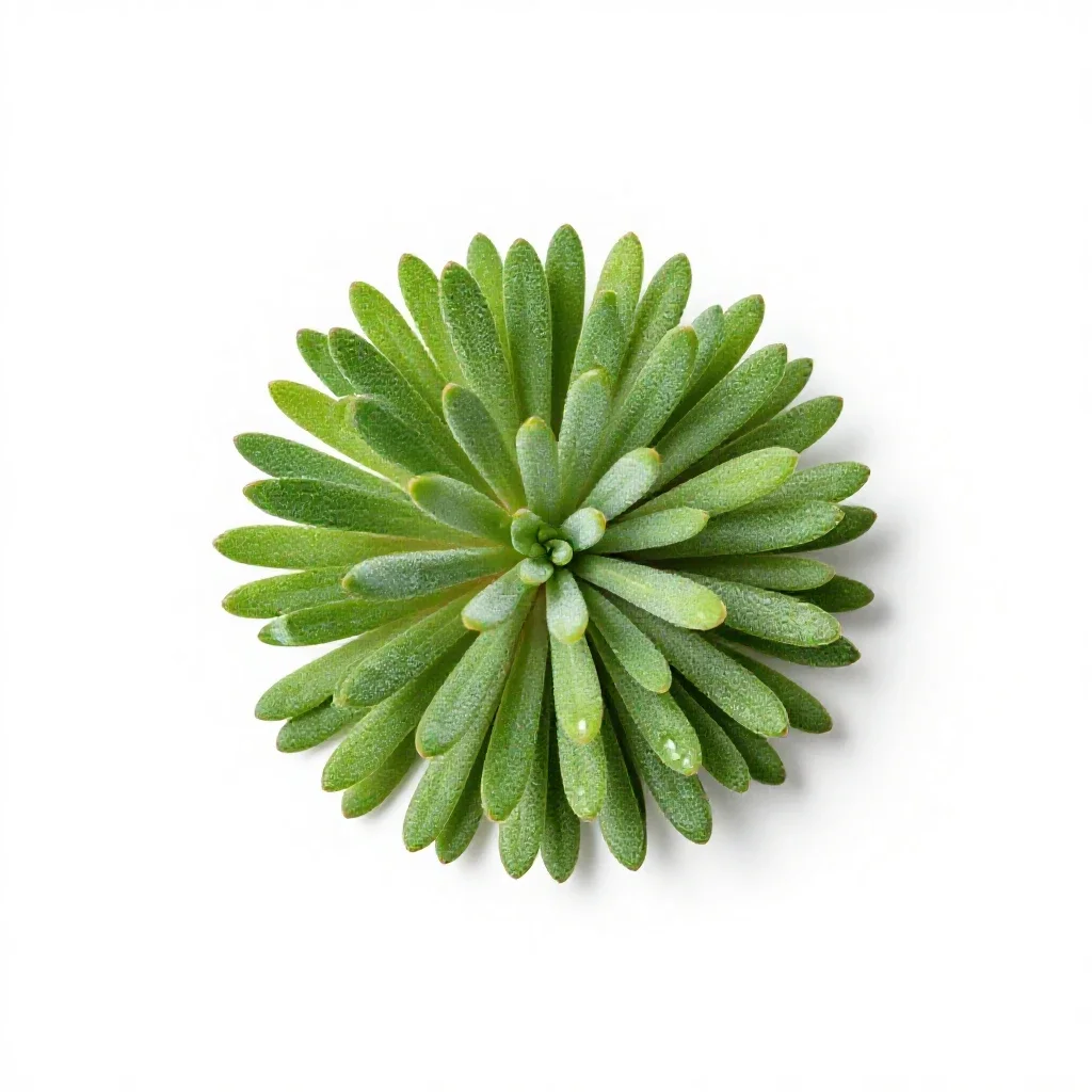 Halophyte isolated on a white background