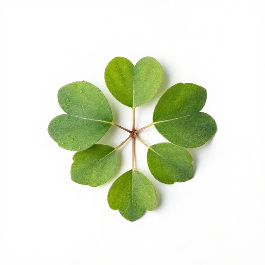 Heartleaf manzanita isolated on a white background