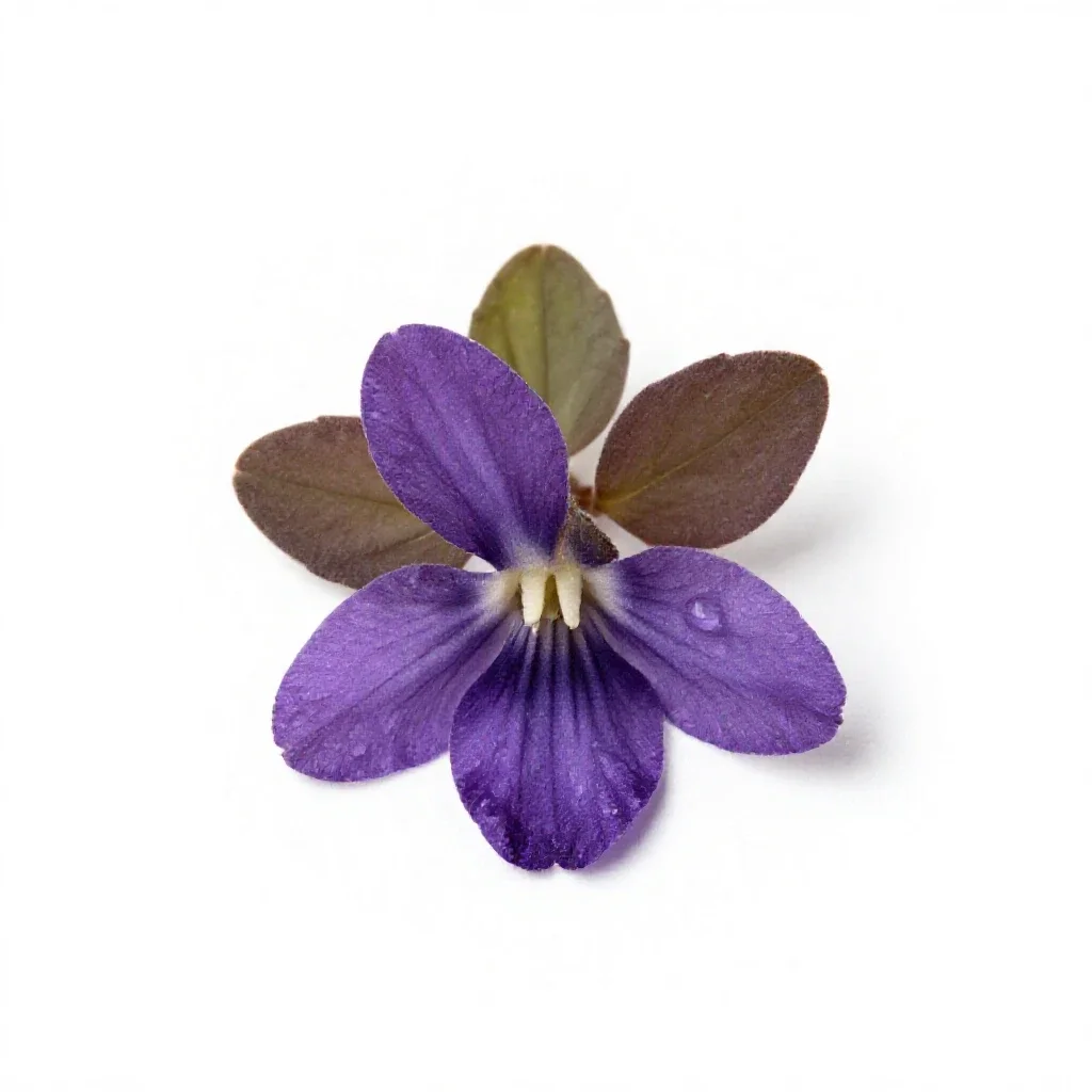 Hedge violet isolated on a white background