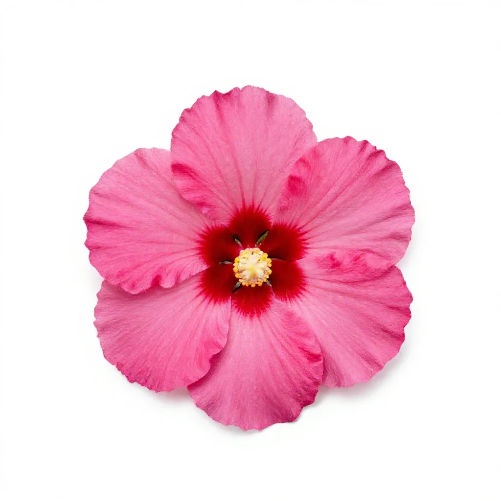 Hibiscus isolated on a white background