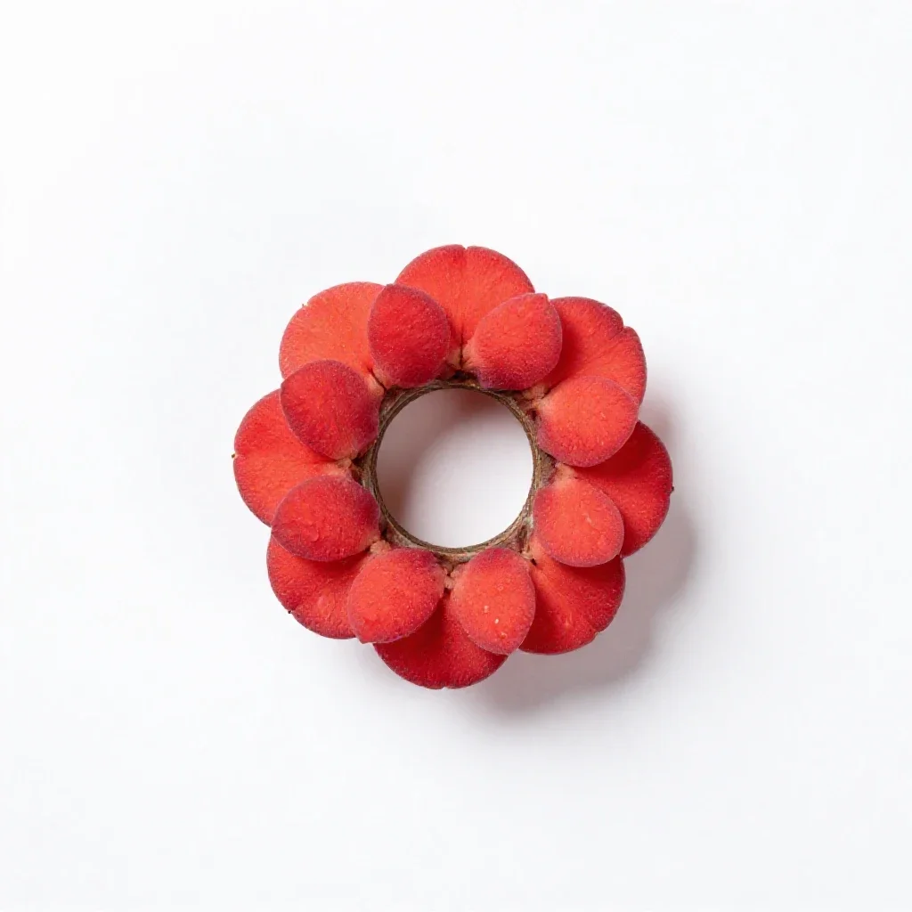 Hiccup nut isolated on a white background