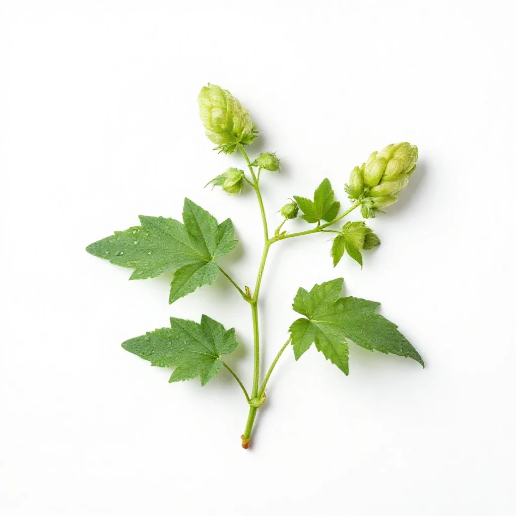 Hop isolated on a white background