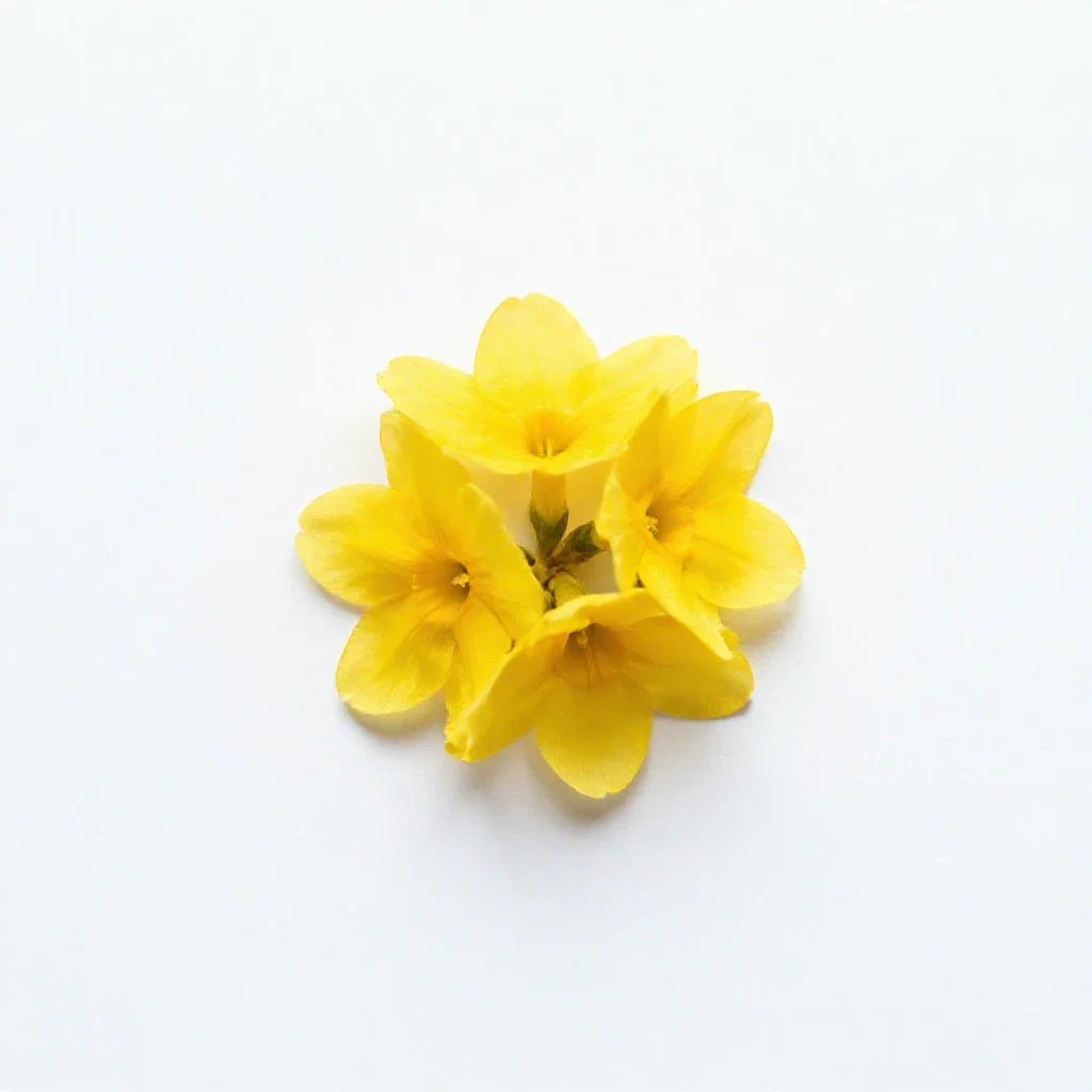 Jonquil isolated on a white background