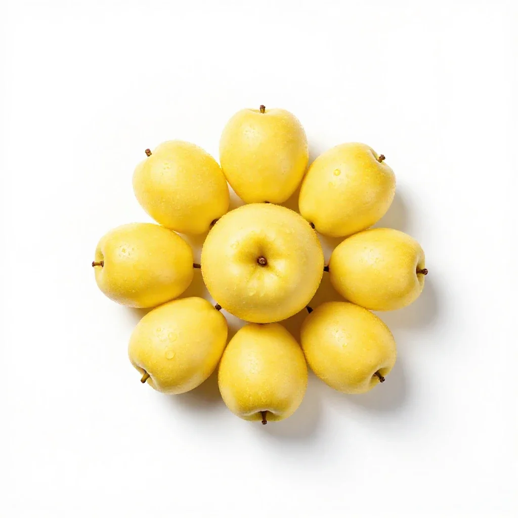 Kei apple isolated on a white background