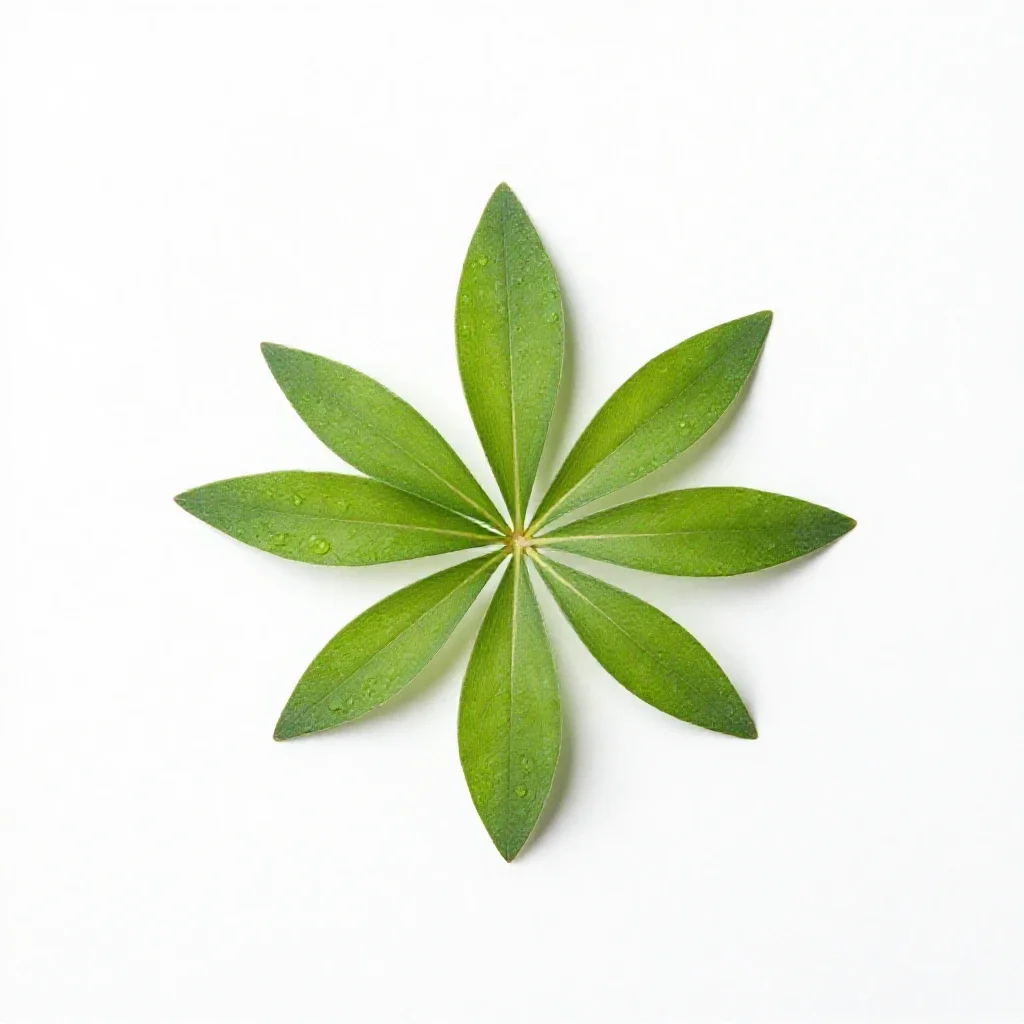 Lobelia isolated on a white background