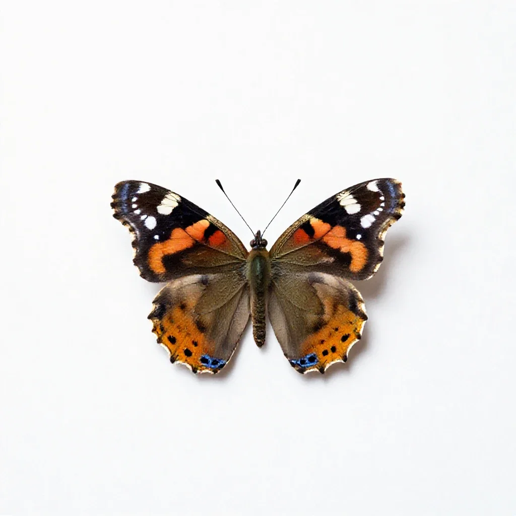 Mariposa isolated on a white background