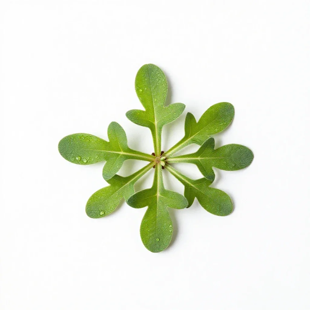 Marsh felwort isolated on a white background