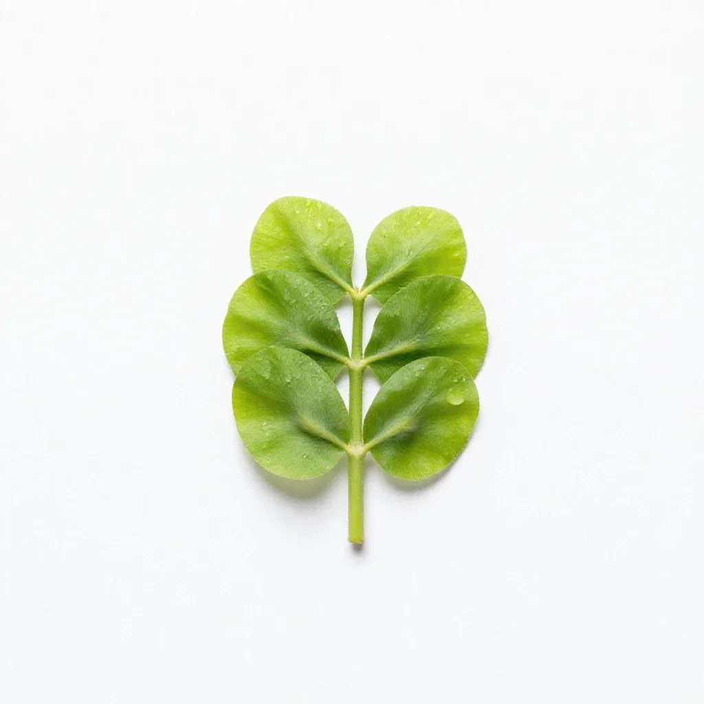Marsh pea isolated on a white background