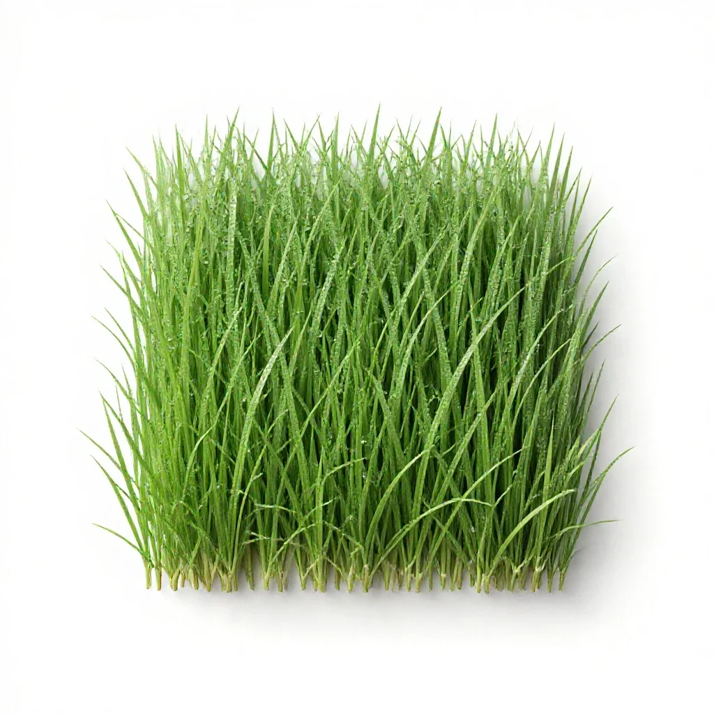 Meadowgrass isolated on a white background