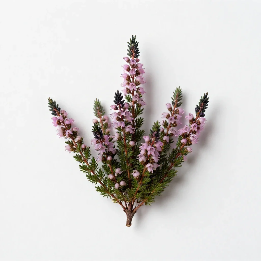 Mountain heath isolated on a white background