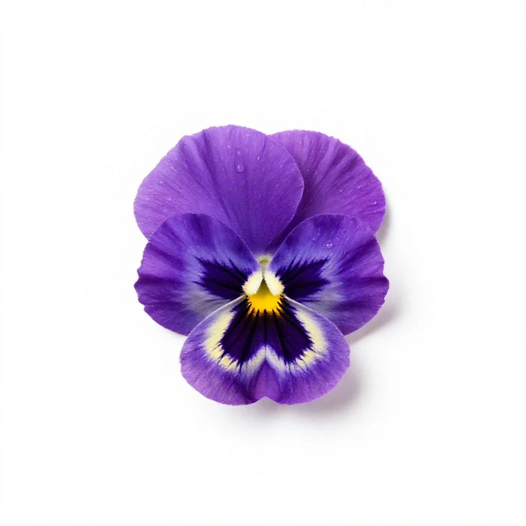 Pansy isolated on a white background