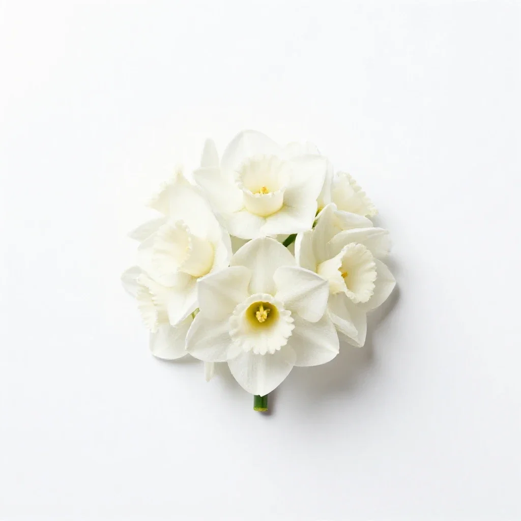 Paper white isolated on a white background