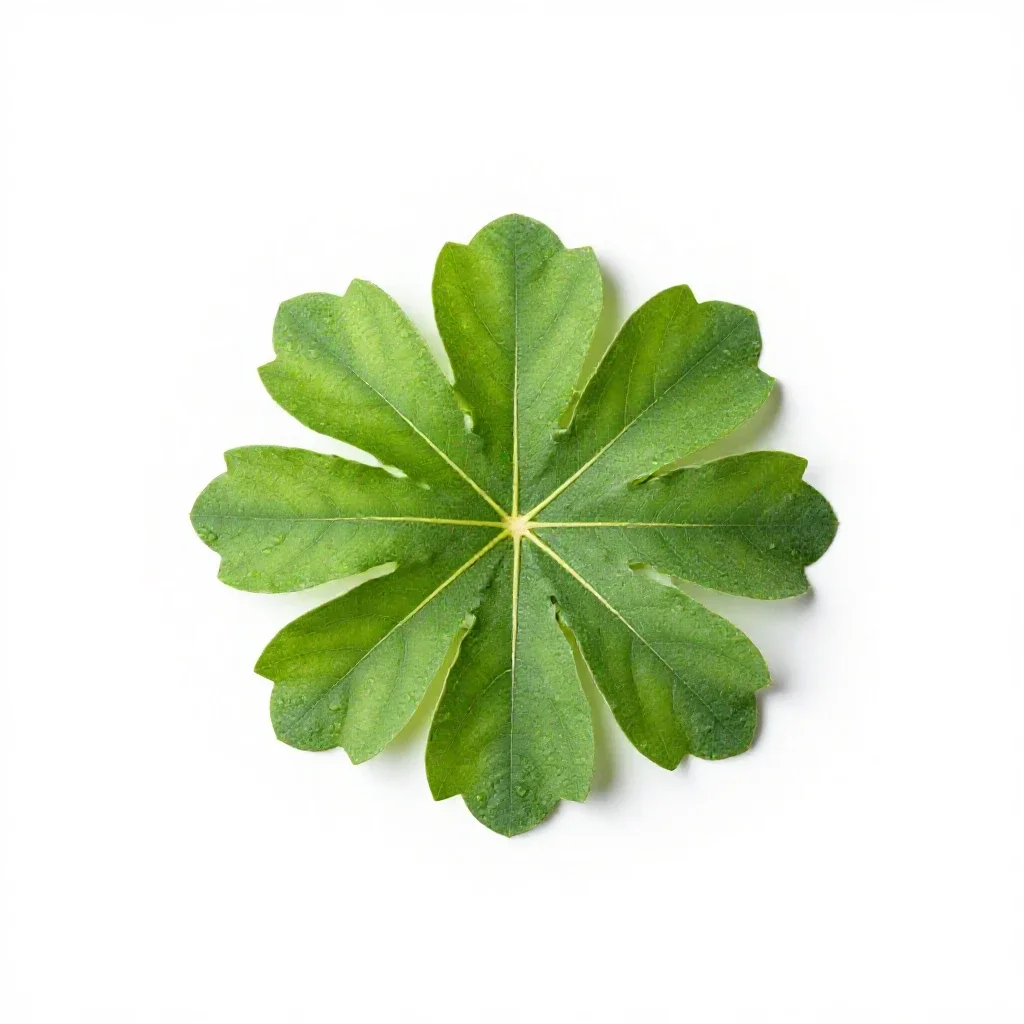 Pavonia isolated on a white background