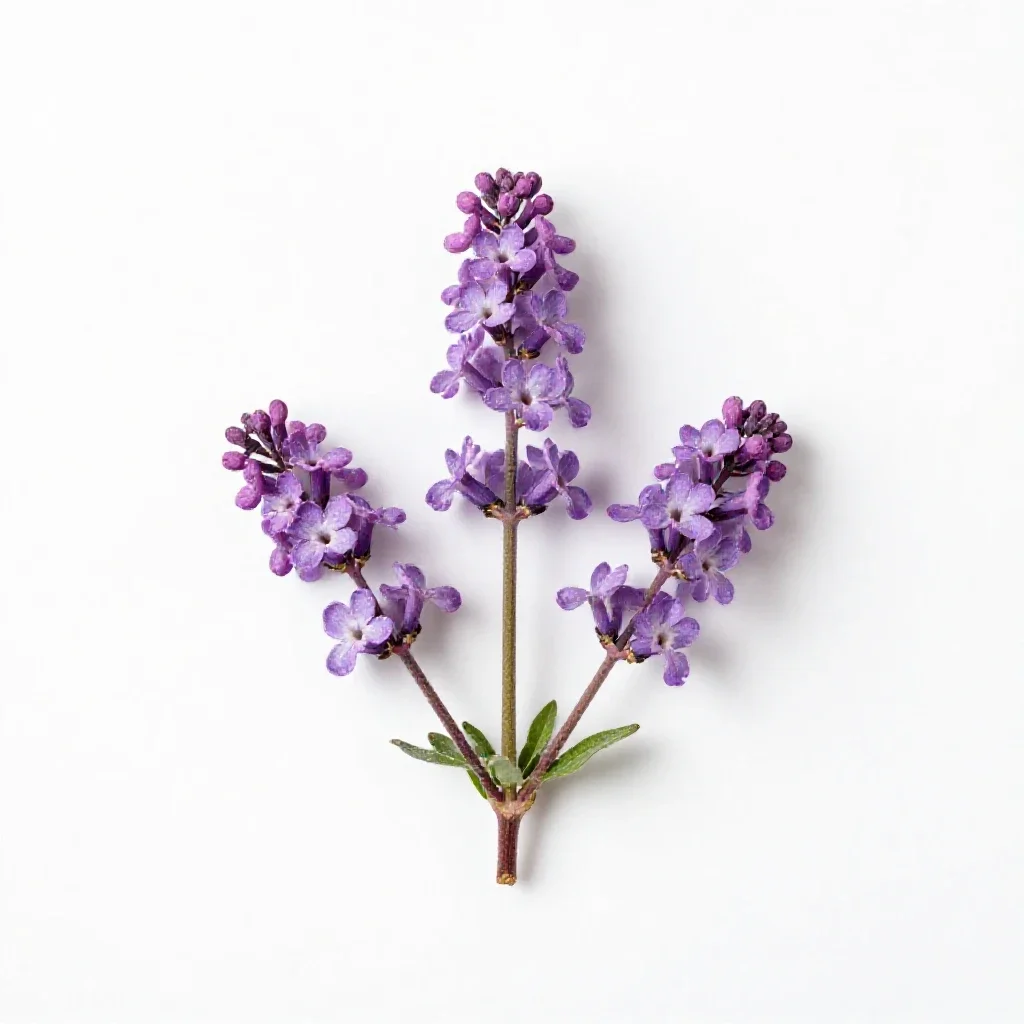 Prairia Sabbatia isolated on a white background