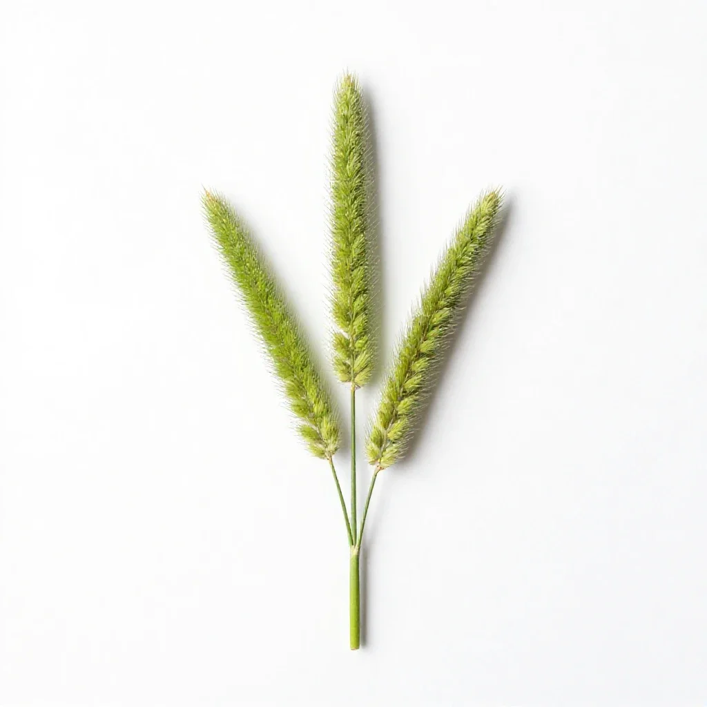 Prairie cordgrass isolated on a white background